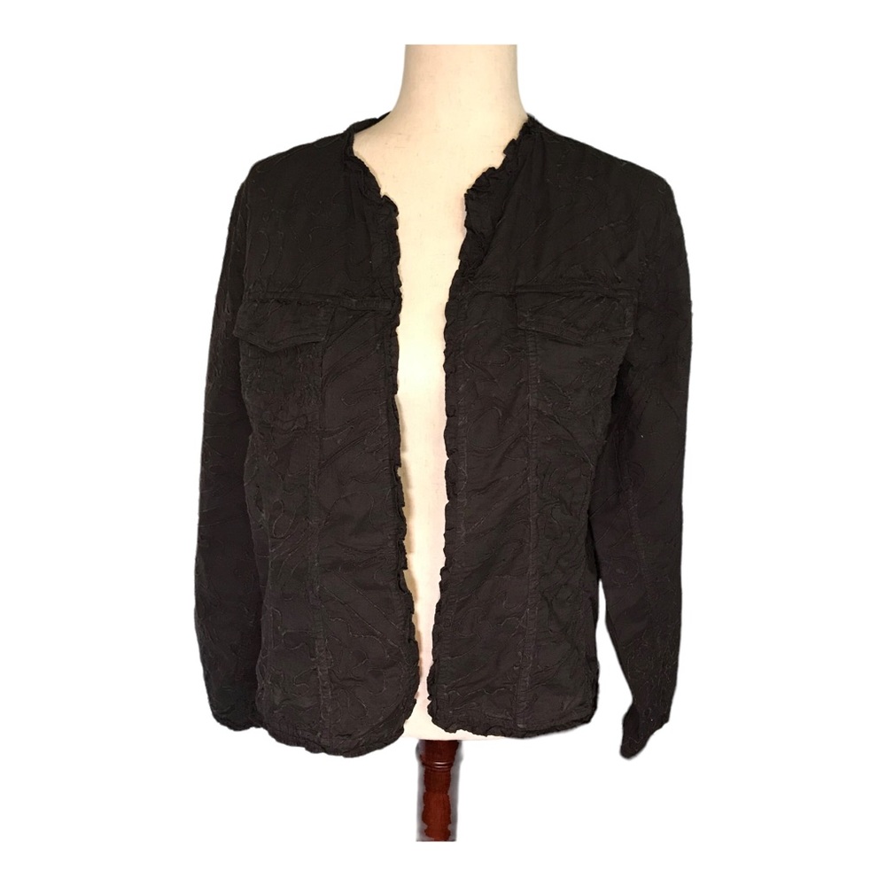 Chico’s Brown Cotton Cardigan